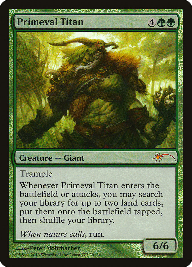 Primeval Titan (Grand Prix) [Grand Prix Promos] | The Gaming-Verse