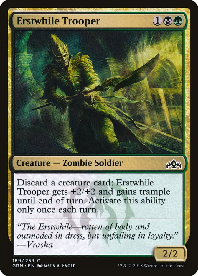 Erstwhile Trooper [Guilds of Ravnica] | The Gaming-Verse