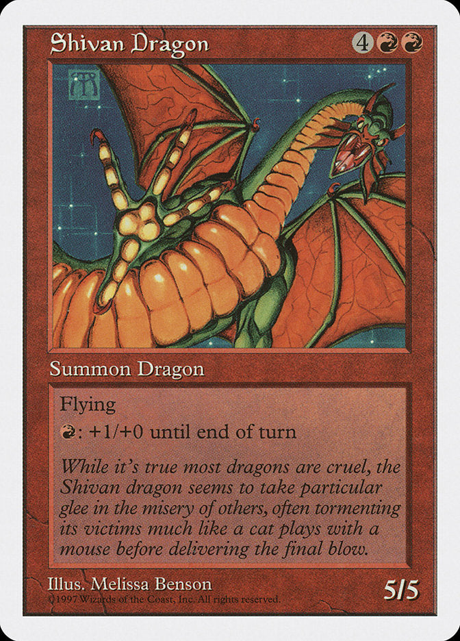 Shivan Dragon [Fifth Edition] | The Gaming-Verse