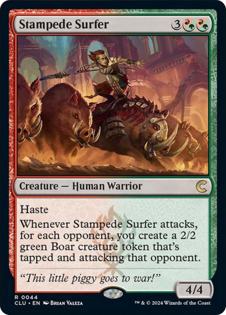 Stampede Surfer [Ravnica: Clue Edition] | The Gaming-Verse