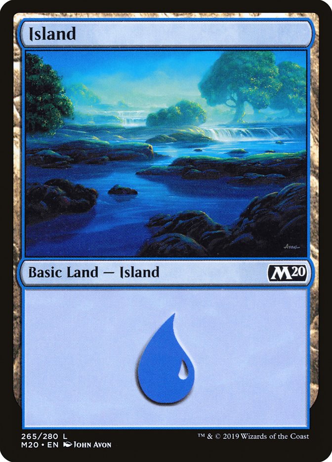 Island (#265) [Core Set 2020] | The Gaming-Verse