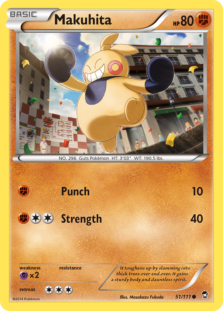 Makuhita (51/111) [XY: Furious Fists] | The Gaming-Verse