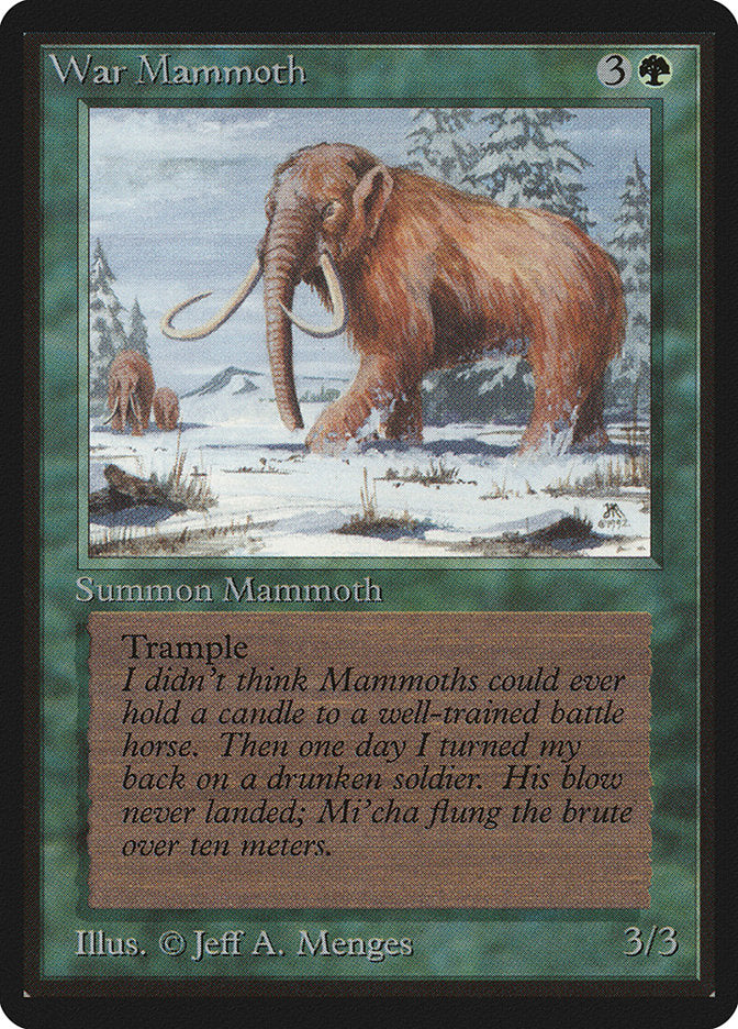 War Mammoth [Limited Edition Beta] | The Gaming-Verse