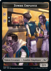 Zombie Employee // Food (010) Double-sided Token [Unfinity Tokens] | The Gaming-Verse