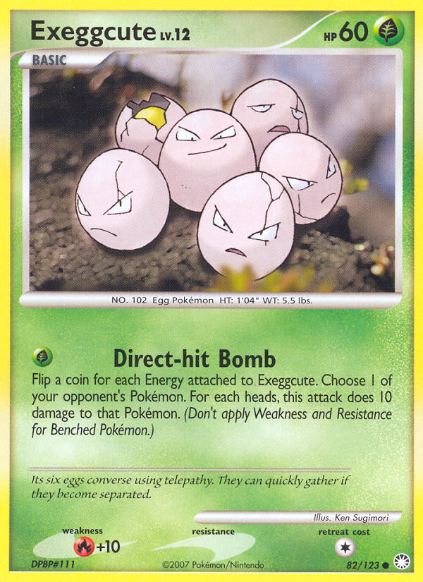 Exeggcute (82/123) [Diamond & Pearl: Mysterious Treasures] | The Gaming-Verse