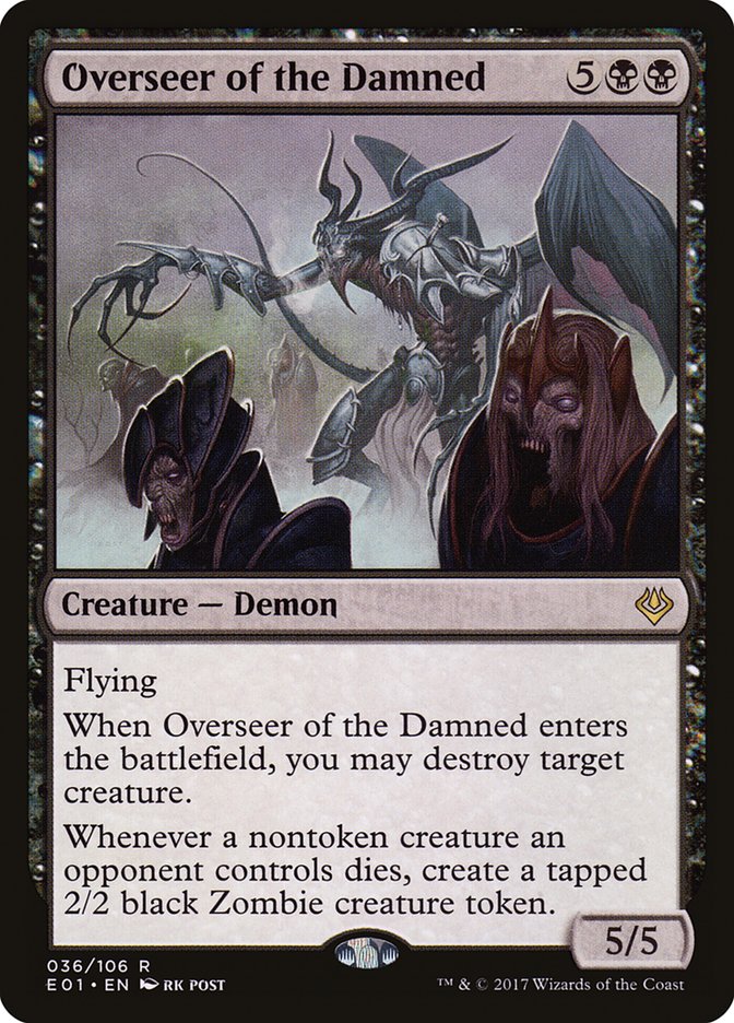 Overseer of the Damned [Archenemy: Nicol Bolas] | The Gaming-Verse