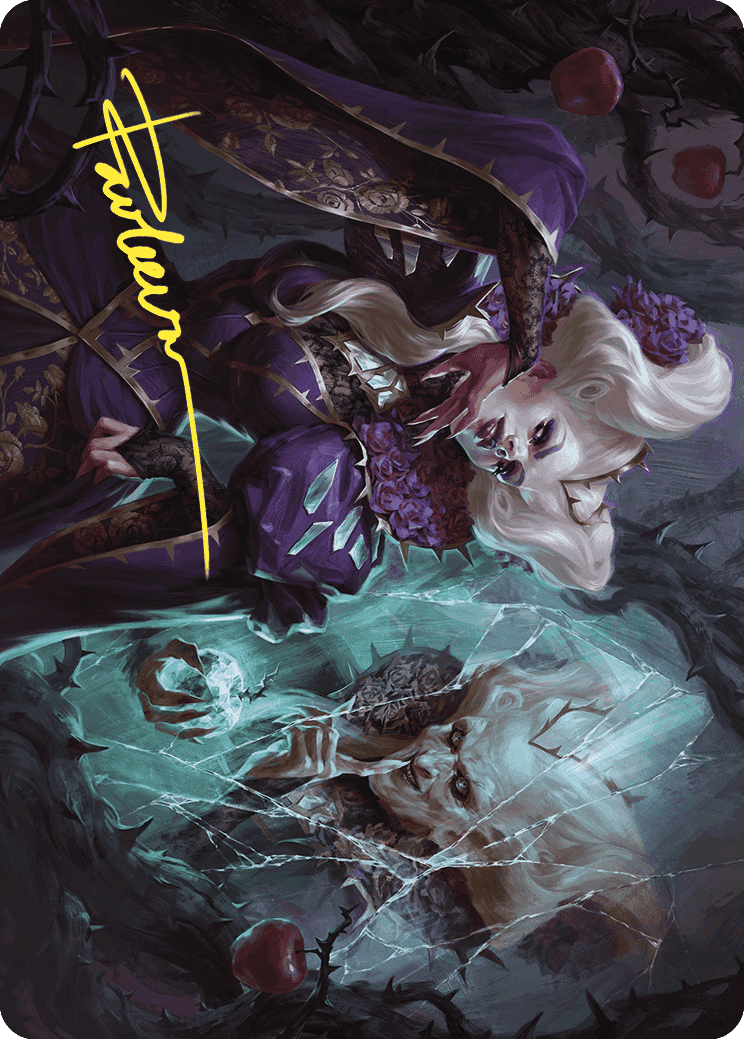 Conceited Witch Art Card (Gold-Stamped Signature) [Wilds of Eldraine Art Series] | The Gaming-Verse