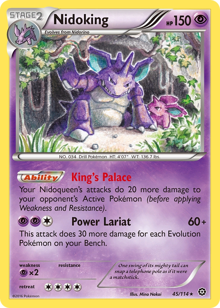 Nidoking (45/114) [XY: Steam Siege] | The Gaming-Verse