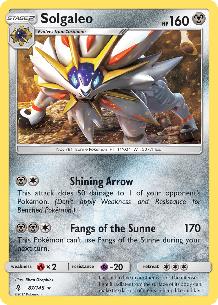 Solgaleo (87/145) [Sun & Moon: Guardians Rising] | The Gaming-Verse