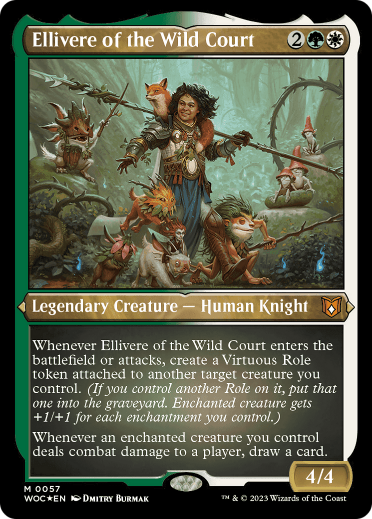 Ellivere of the Wild Court (Display Commander) [Wilds of Eldraine Commander] | The Gaming-Verse