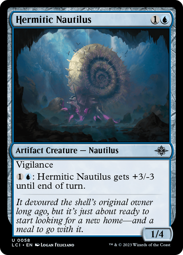 Hermitic Nautilus [The Lost Caverns of Ixalan] | The Gaming-Verse