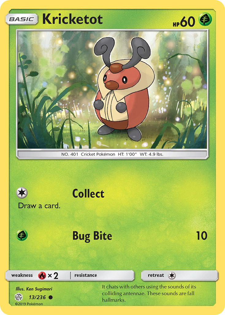 Kricketot (13/236) [Sun & Moon: Cosmic Eclipse] | The Gaming-Verse