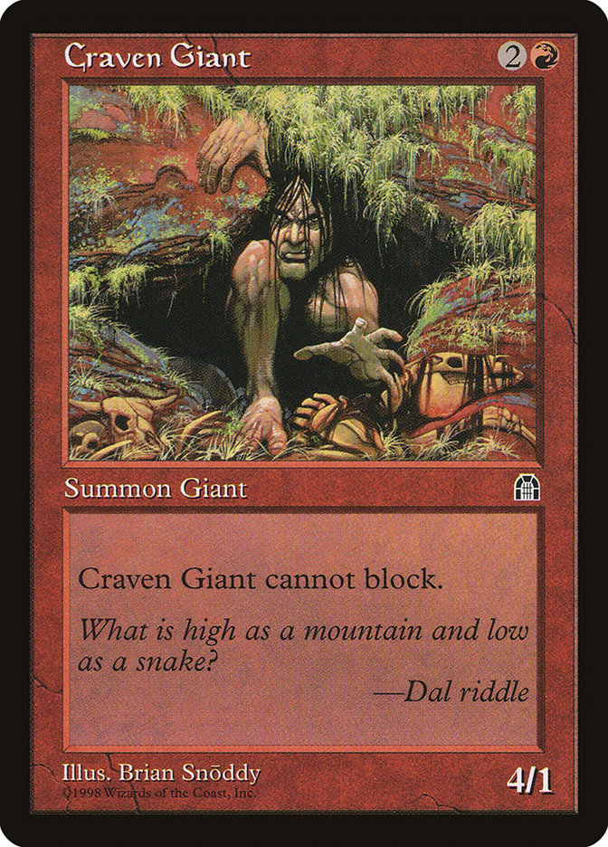 Craven Giant [Stronghold] | The Gaming-Verse