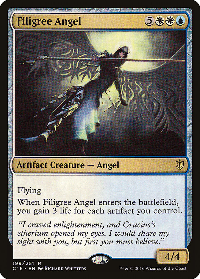 Filigree Angel [Commander 2016] | The Gaming-Verse