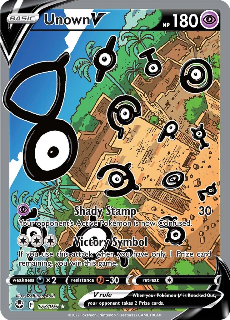 Unown V (177/195) [Sword & Shield: Silver Tempest] | The Gaming-Verse