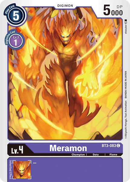 Meramon [BT3-083] [Release Special Booster Ver.1.5] | The Gaming-Verse