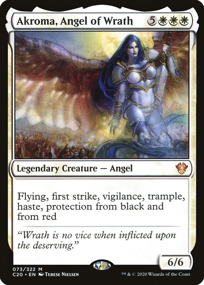 Akroma, Angel of Wrath [Commander 2020] | The Gaming-Verse