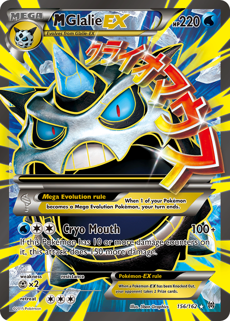 M Glalie EX (156/162) [XY: BREAKthrough] | The Gaming-Verse