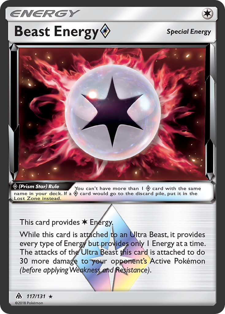 Beast Energy (117/131) (Prism Star) [Sun & Moon: Forbidden Light] | The Gaming-Verse