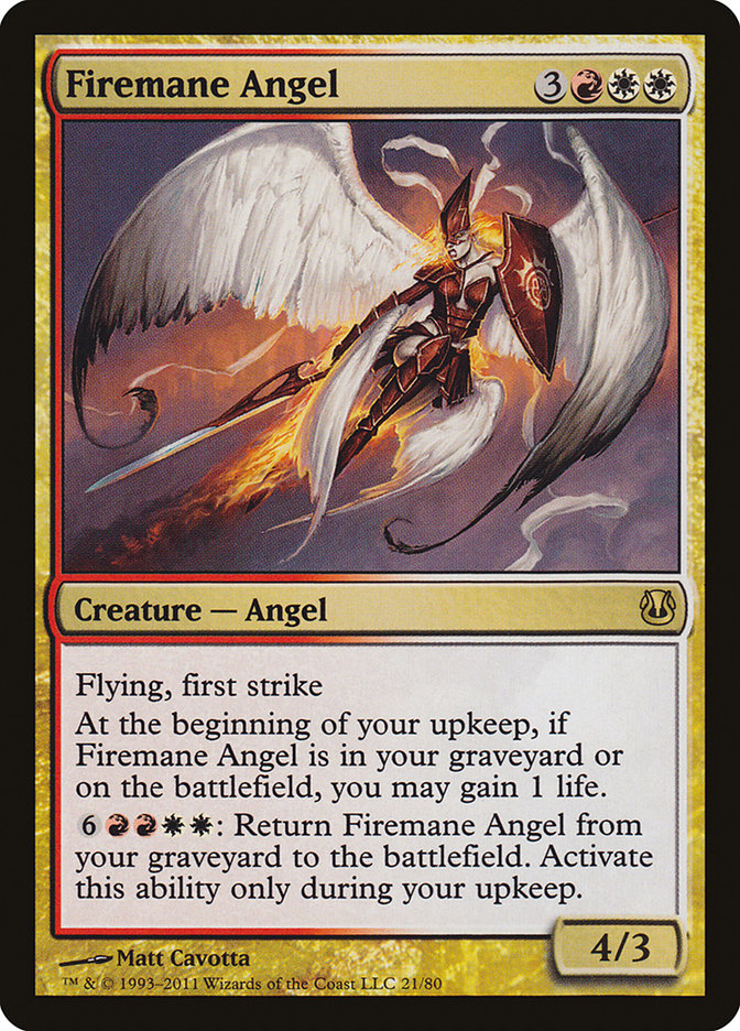 Firemane Angel [Duel Decks: Ajani vs. Nicol Bolas] | The Gaming-Verse