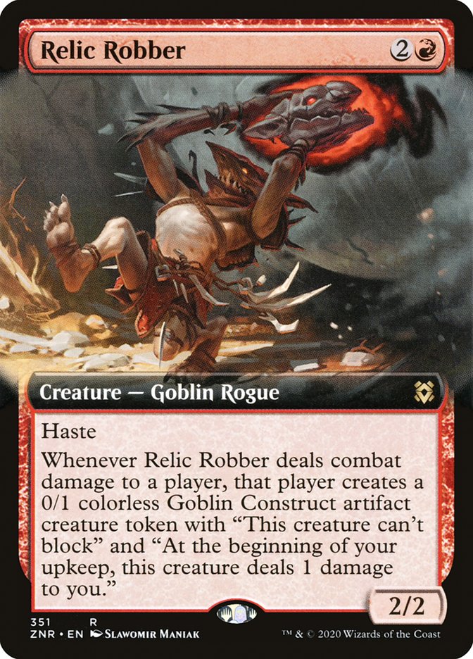 Relic Robber (Extended Art) [Zendikar Rising] | The Gaming-Verse