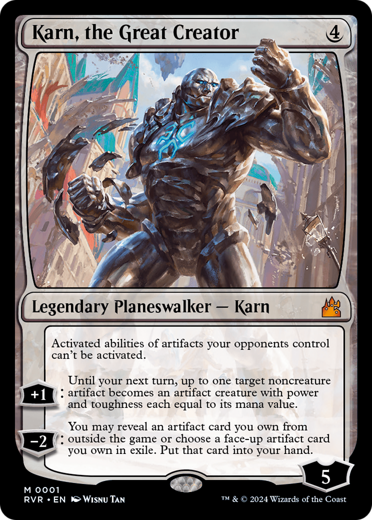 Karn, the Great Creator [Ravnica Remastered] | The Gaming-Verse