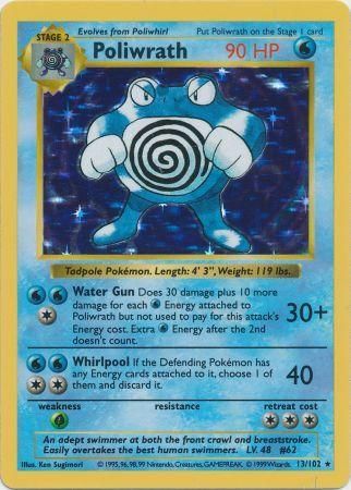 Poliwrath (13/102) [Base Set Shadowless Unlimited] | The Gaming-Verse