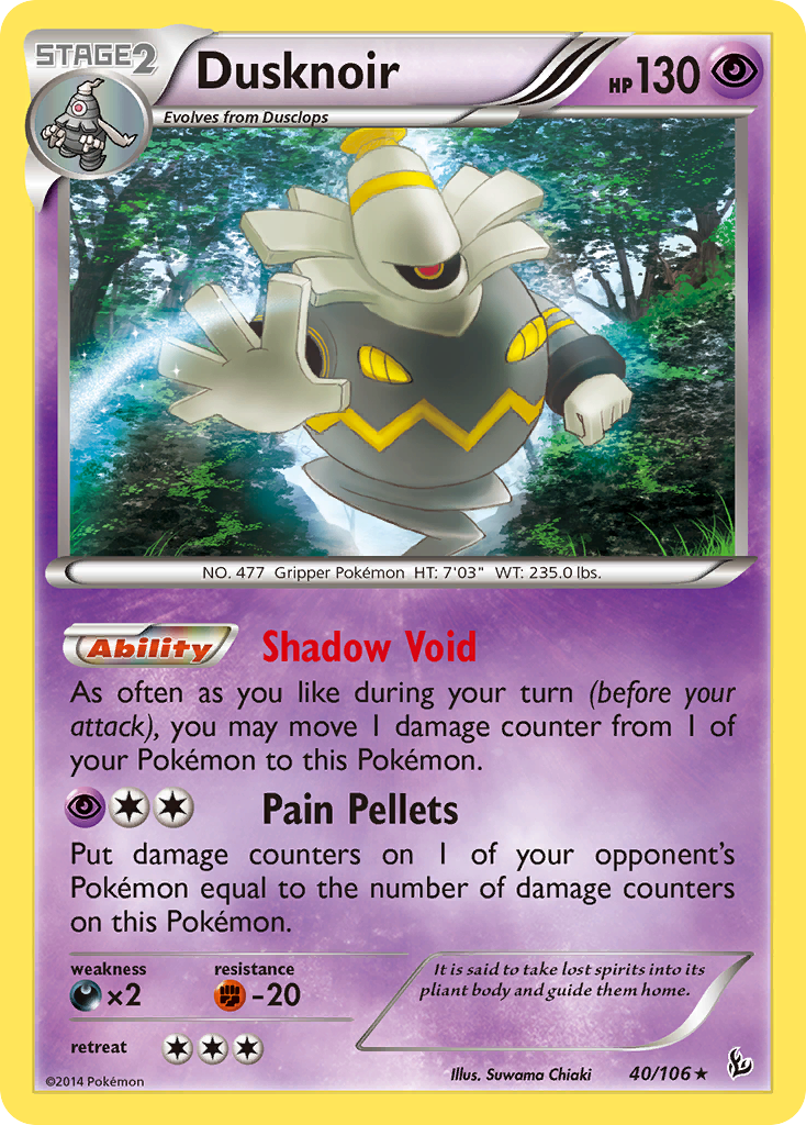 Dusknoir (40/106) [XY: Flashfire] | The Gaming-Verse