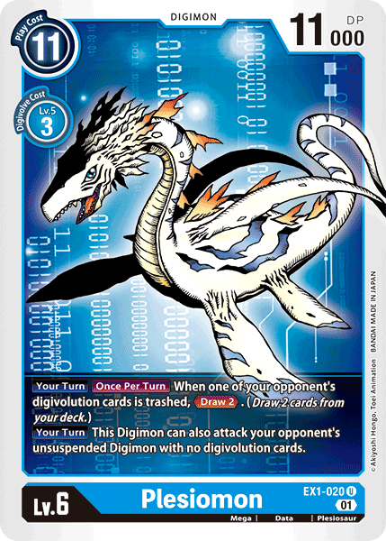 Plesiomon [EX1-020] [Classic Collection] | The Gaming-Verse