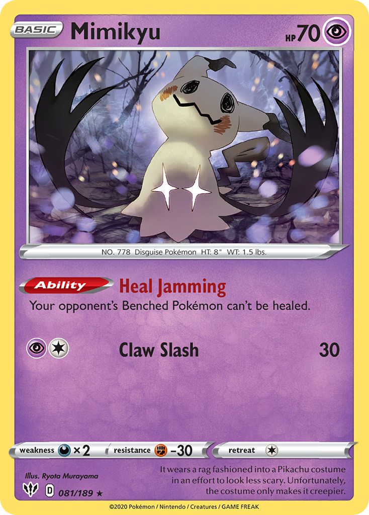 Mimikyu (081/189) [Sword & Shield: Darkness Ablaze] | The Gaming-Verse