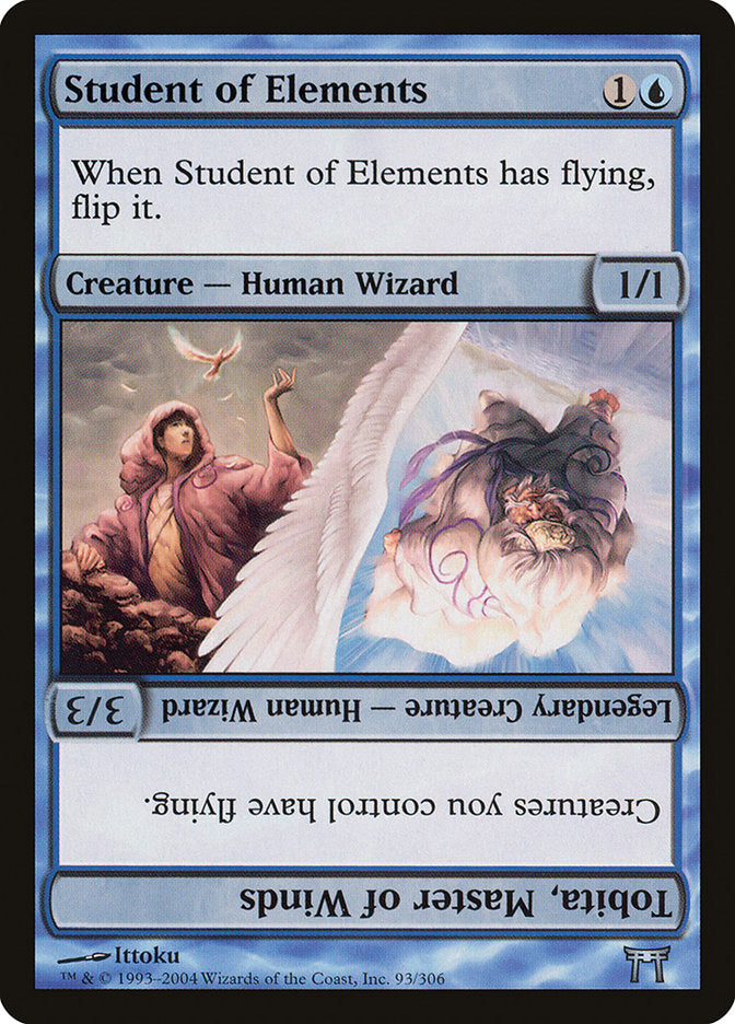 Student of Elements // Tobita, Master of Winds [Champions of Kamigawa] | The Gaming-Verse