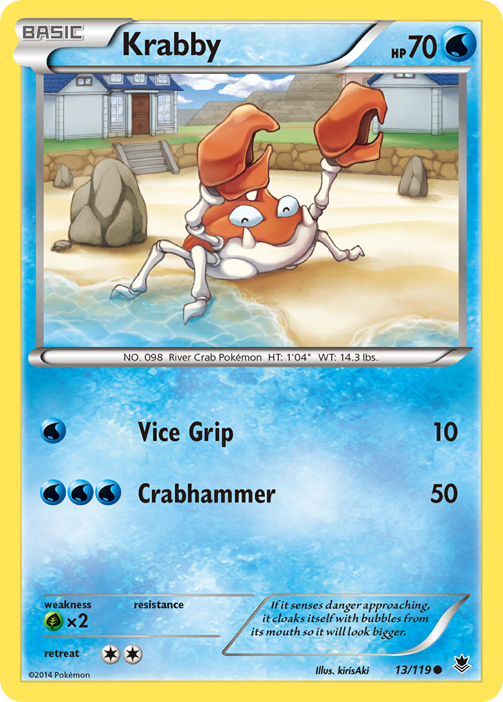 Krabby (13/119) [XY: Phantom Forces] | The Gaming-Verse