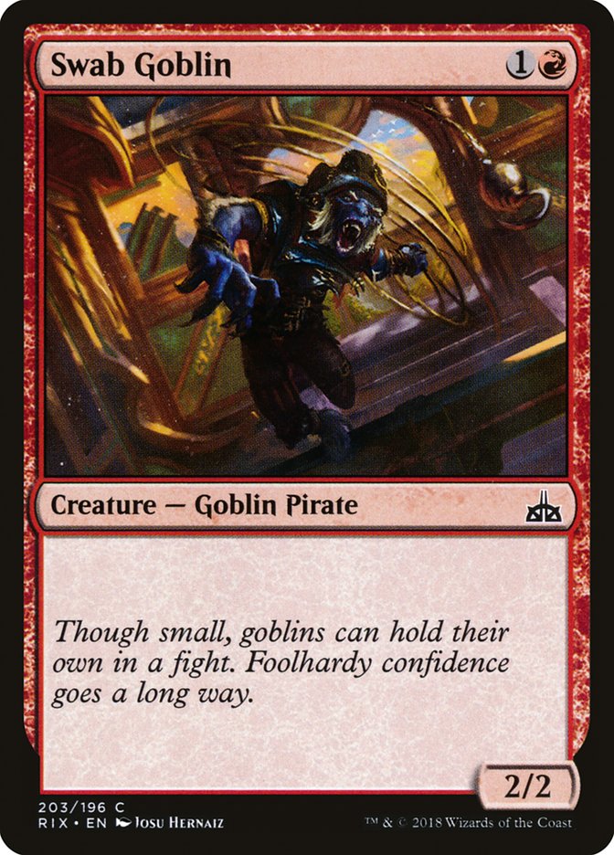 Swab Goblin [Rivals of Ixalan] | The Gaming-Verse