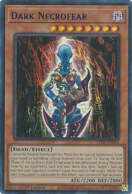 Dark Necrofear (Blue) [LDS3-EN002] Ultra Rare | The Gaming-Verse