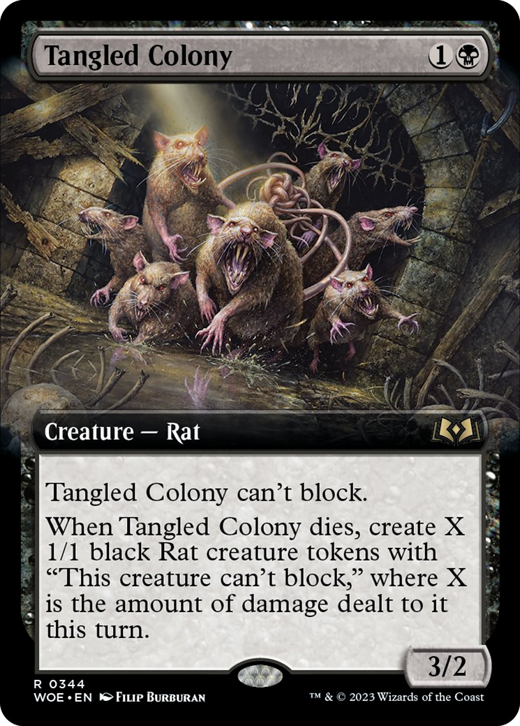 Tangled Colony (Extended Art) [Wilds of Eldraine] | The Gaming-Verse