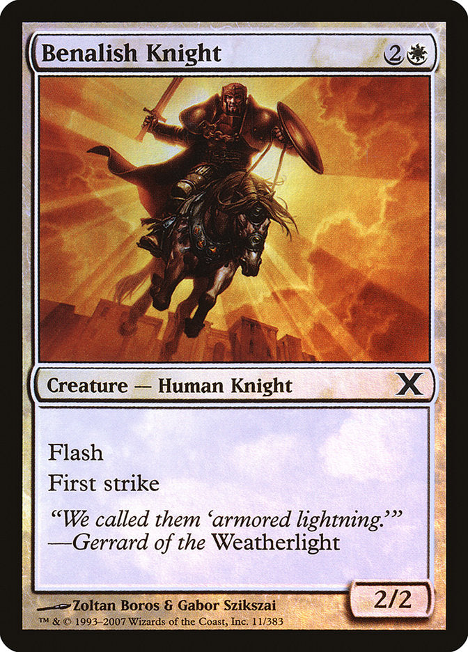 Benalish Knight (Premium Foil) [Tenth Edition] | The Gaming-Verse