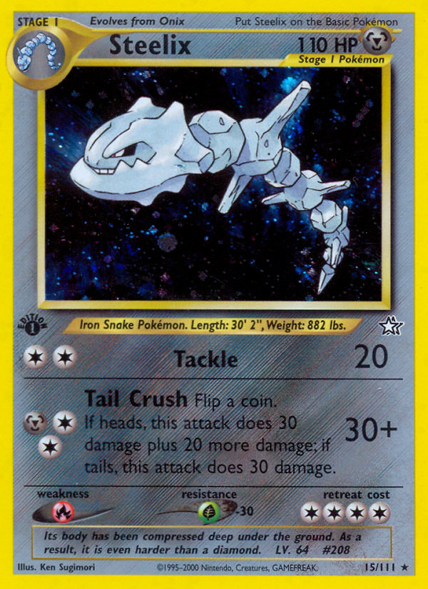 Steelix (15/111) [Neo Genesis 1st Edition] | The Gaming-Verse