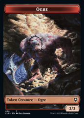 Boar // Ogre Double-sided Token [Commander Legends: Battle for Baldur's Gate Tokens] | The Gaming-Verse