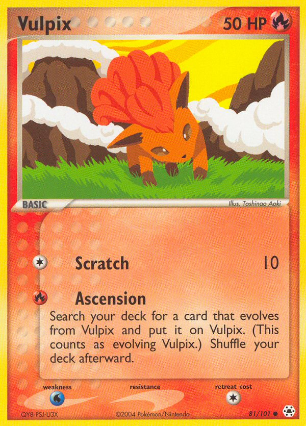 Vulpix (81/101) [EX: Hidden Legends] | The Gaming-Verse