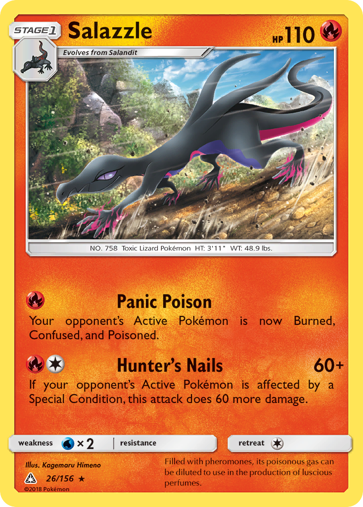 Salazzle (26/156) [Sun & Moon: Ultra Prism] | The Gaming-Verse