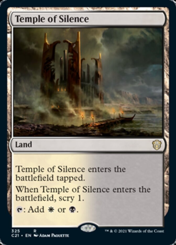 Temple of Silence [Commander 2021] | The Gaming-Verse