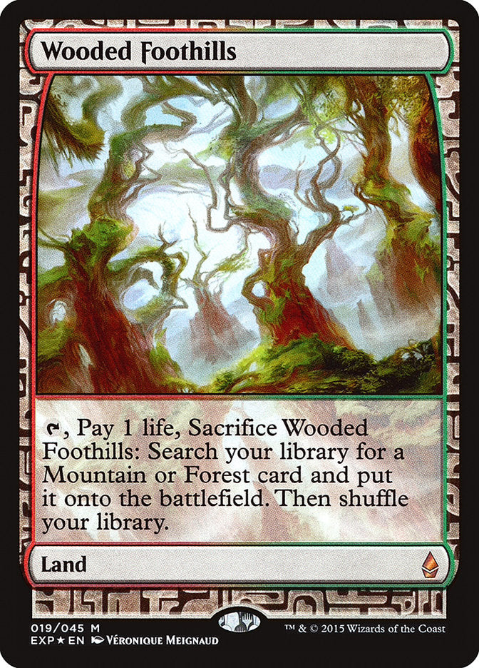 Wooded Foothills [Zendikar Expeditions] | The Gaming-Verse