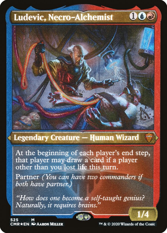 Ludevic, Necro-Alchemist [Commander Legends Etched] | The Gaming-Verse