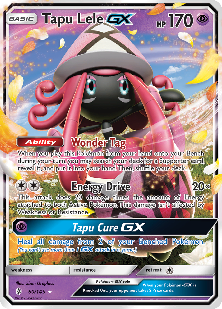 Tapu Lele GX (60/145) [Sun & Moon: Guardians Rising] | The Gaming-Verse