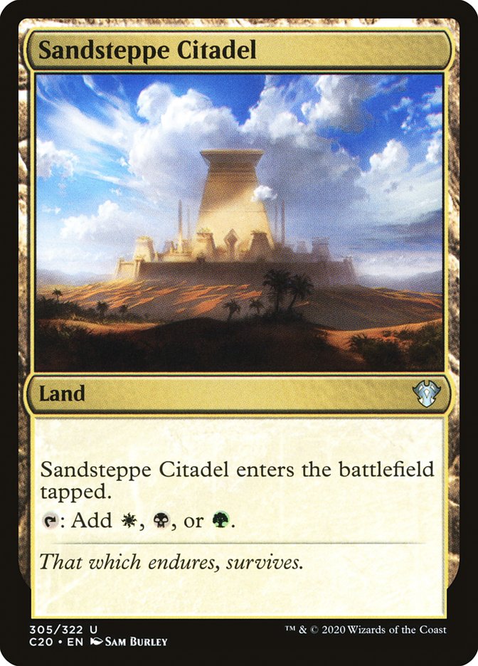 Sandsteppe Citadel [Commander 2020] | The Gaming-Verse