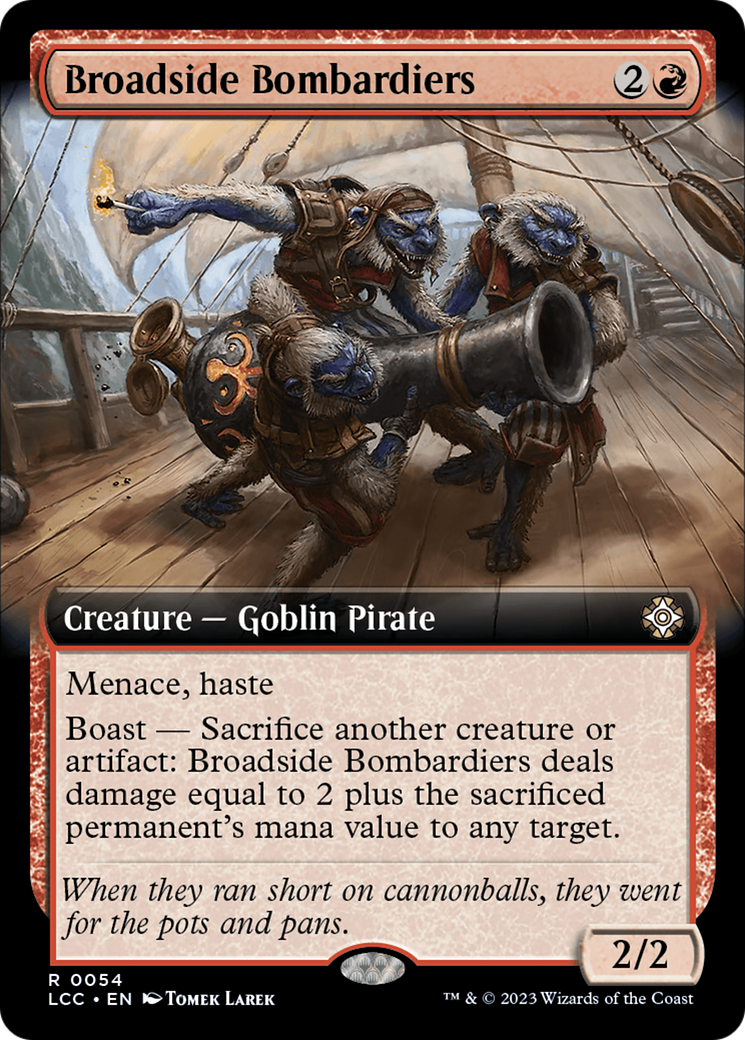 Broadside Bombardiers (Extended Art) [The Lost Caverns of Ixalan Commander] | The Gaming-Verse