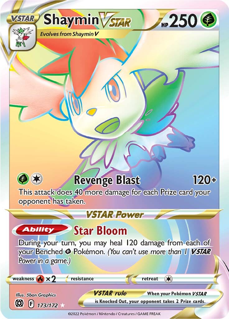 Shaymin VSTAR (173/172) [Sword & Shield: Brilliant Stars] | The Gaming-Verse