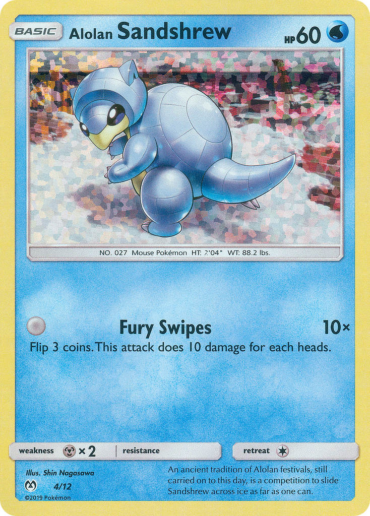 Alolan Sandshrew (4/12) [McDonald's Promos: 2019 Collection] | The Gaming-Verse