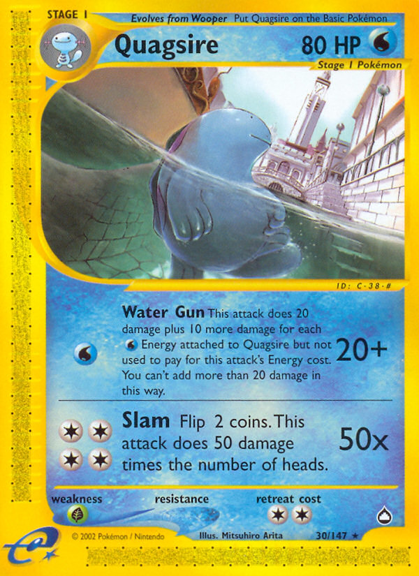 Quagsire (30/147) [Aquapolis] | The Gaming-Verse