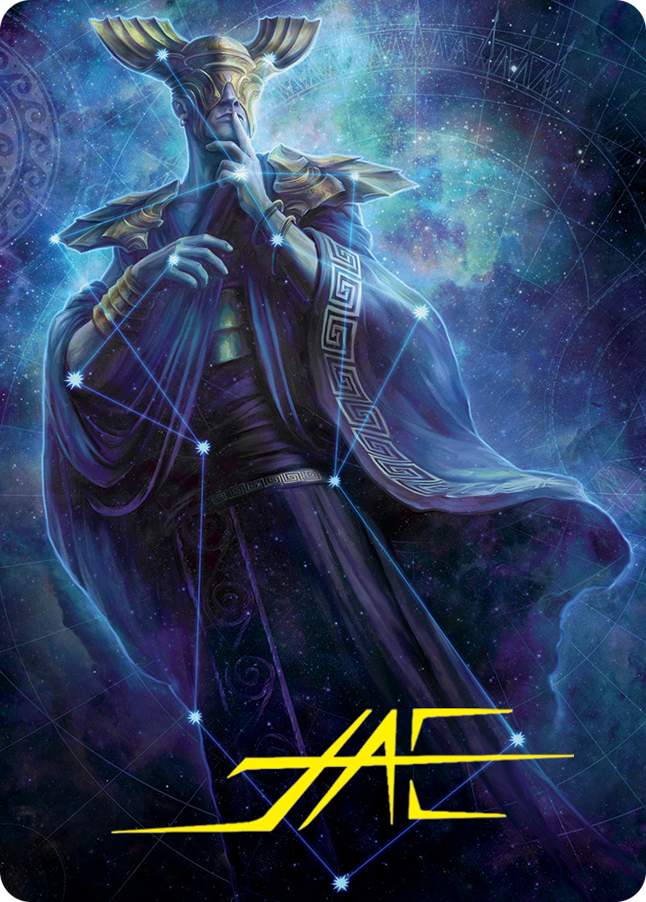 Atris, Oracle of Half-Truths Art Card (Gold-Stamped Signature) [March of the Machine Art Series] | The Gaming-Verse